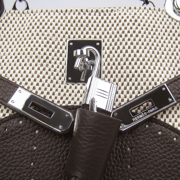 Best Hermes New Arrival Double-duty handbag Dark Coffee 60668